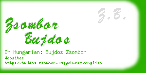 zsombor bujdos business card